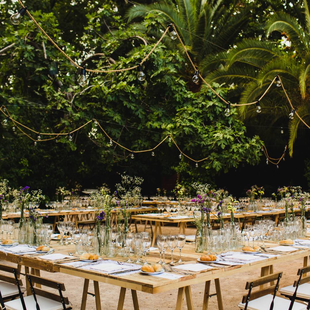 Tables country chaises bois Events 37