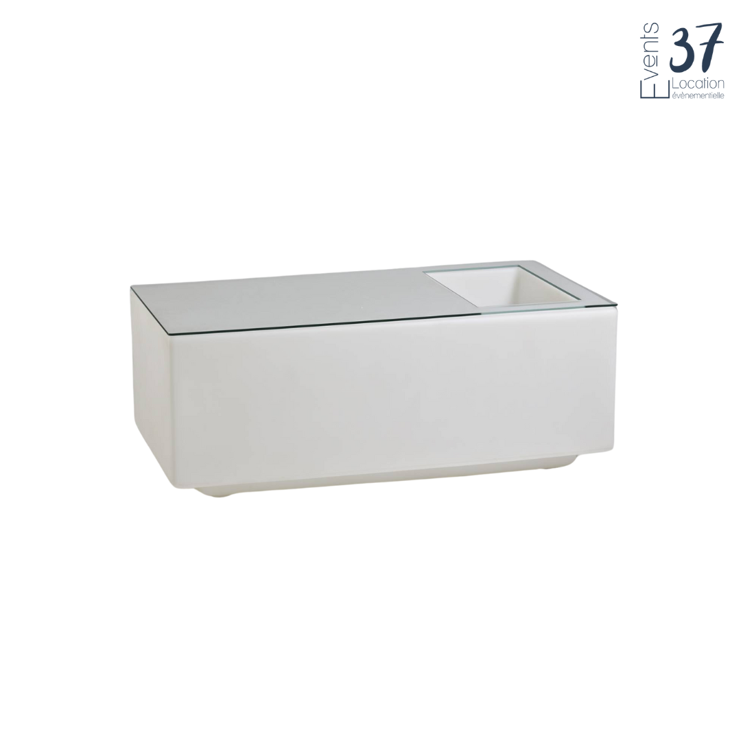 Table Basse Rectangle - Bac à Glace