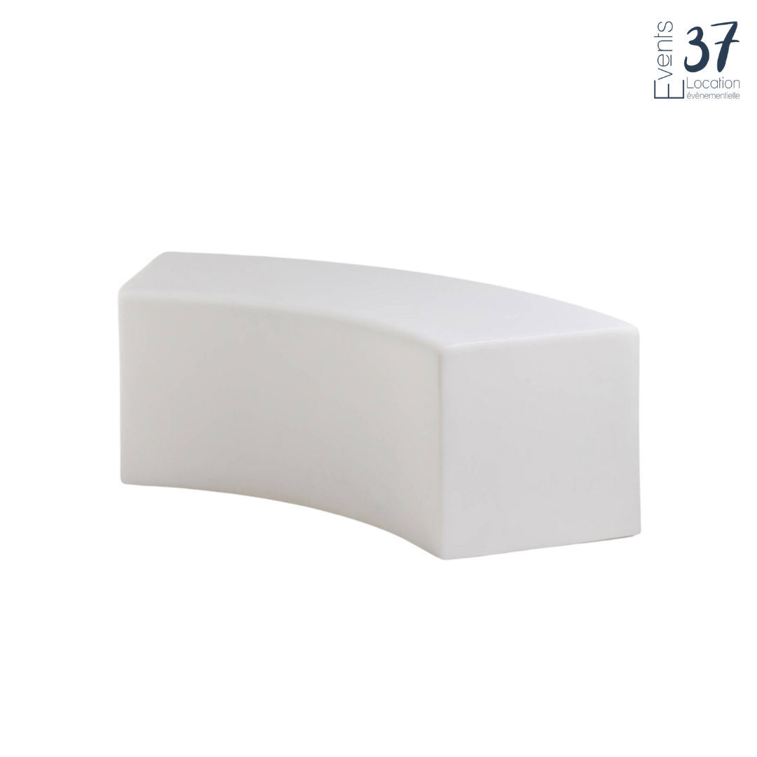 Banc Lumineux (quart de rond)