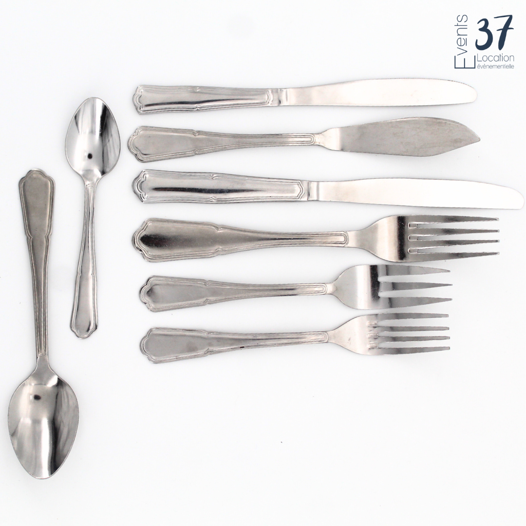 Fourchette et couteau de table Contour