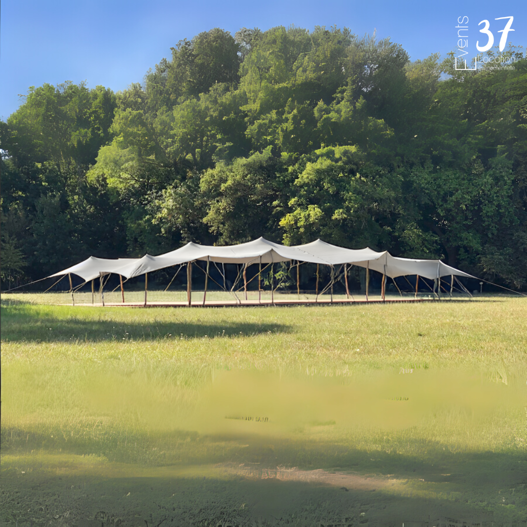 Tente Berbère 157 m2 Gris perlé