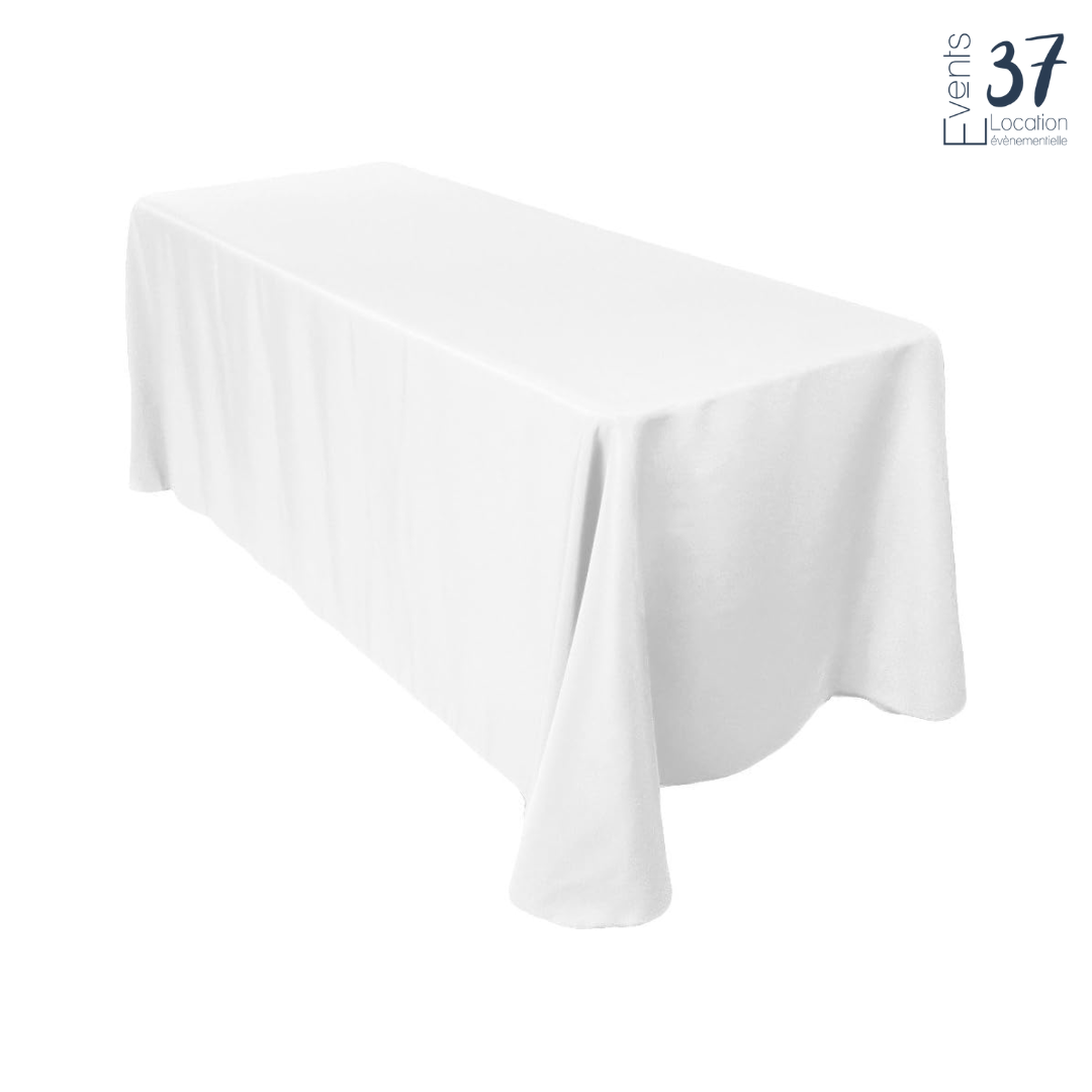 Nappe de Buffet  Blanche 210 x 400