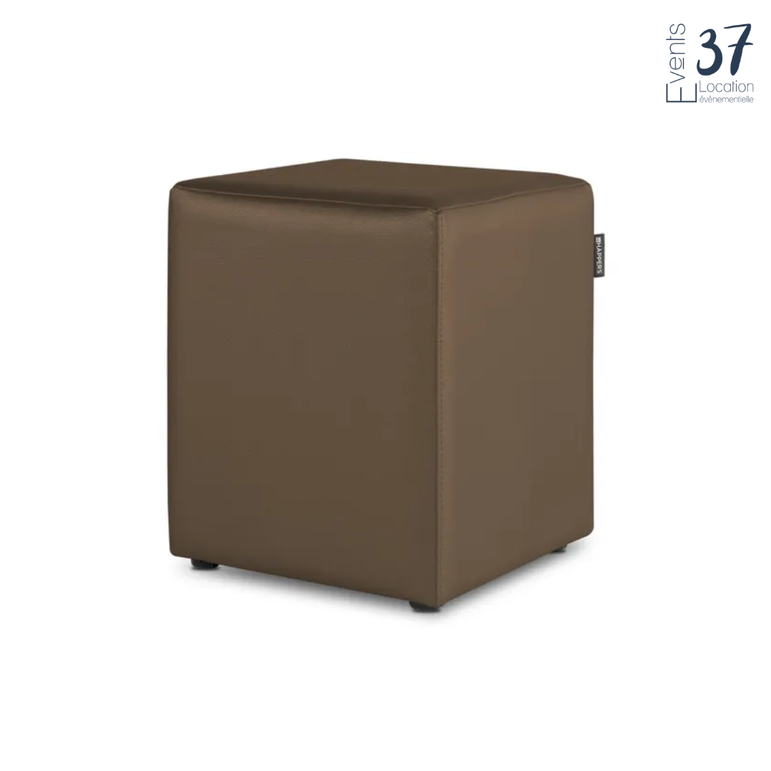 Pouf Marron
