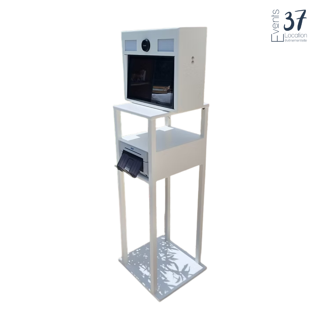 Borne Photo - Formule Prestige Alu Blanc - 800 Tirages